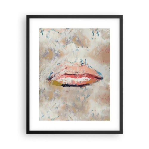 Poster in cornice nera - Risveglia i sensi - 40x50 cm