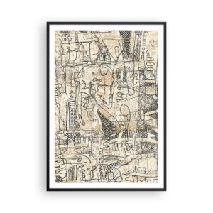 Poster in cornice nera - In attesa di essere decifrato - 70x100 cm