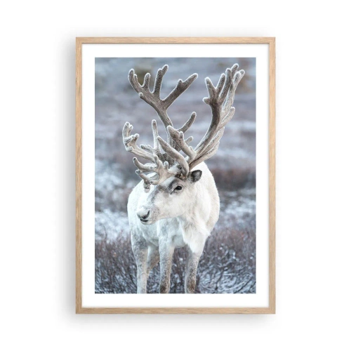 Poster in cornice rovere chiaro - Ritratto al sole - 50x70 cm