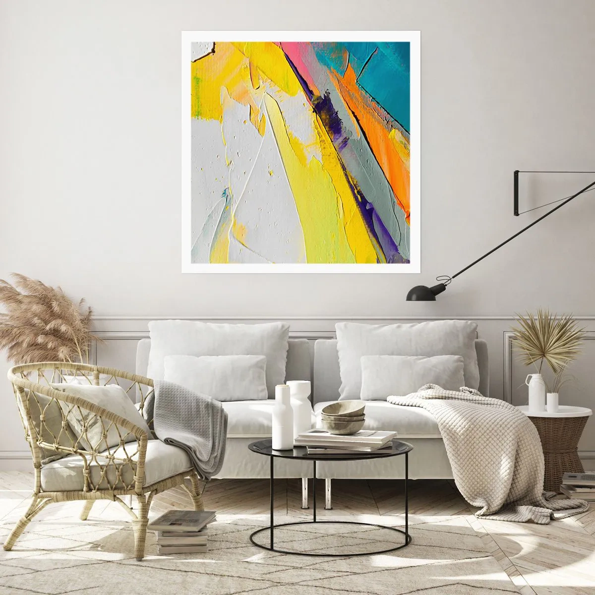 Poster - Anatomia della luce - 40x40 cm