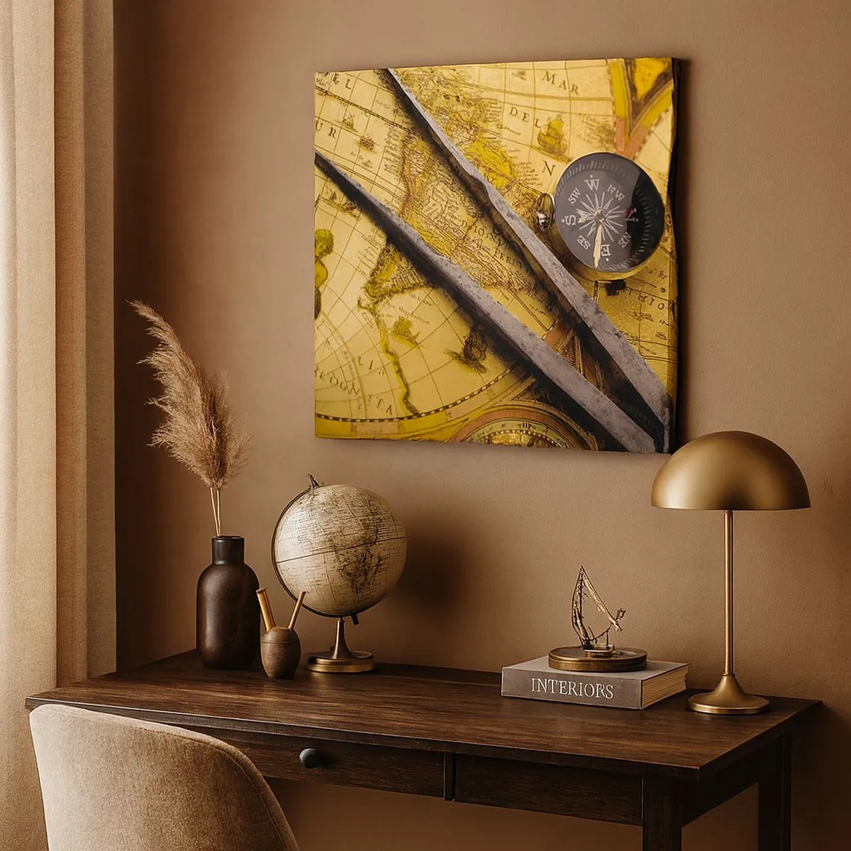 Quadro su tela - Stampe su Tela - Dove sono questi tesori? - 30x30 cm