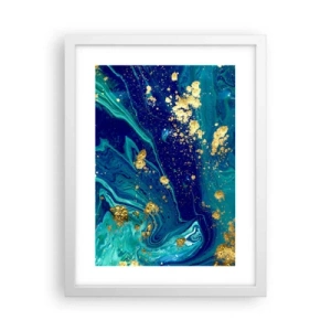 Poster in cornice bianca - Petali di sole - 30x40 cm