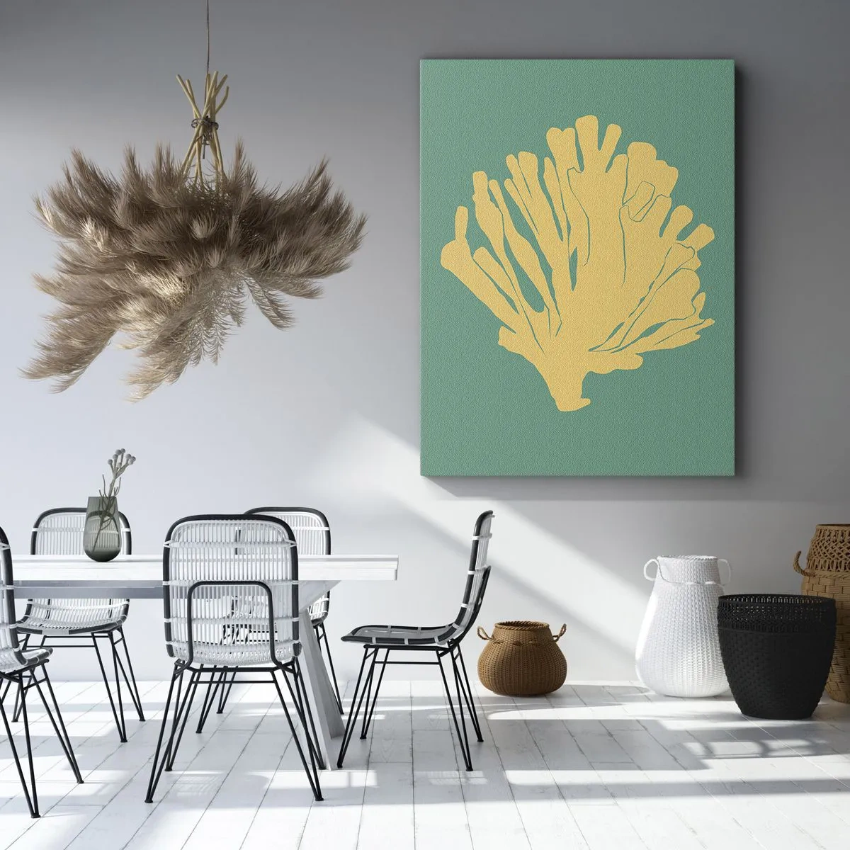 Quadro su tela - Stampe su Tela - Un cespuglio del bosco sottomarino - 80x120 cm