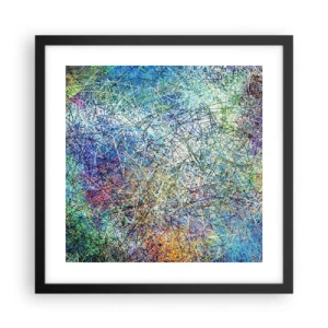 Poster in cornice nera - Non è cosi semplice - 40x40 cm