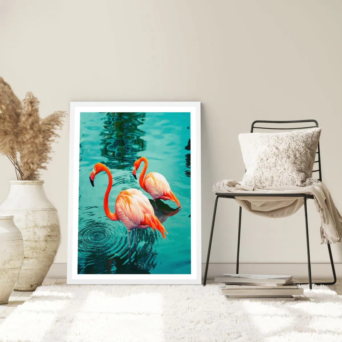 Poster in cornice bianca - Adesso siamo di moda - 40x50 cm