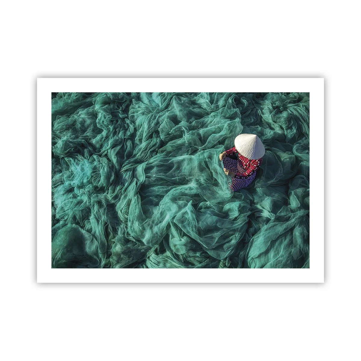 Poster - Nel mare di reti - 70x50 cm