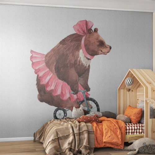 Fotomurali Standard Eco - Evviva il circo! - Orso, Circo, Da ragazzina - 250x175 cm