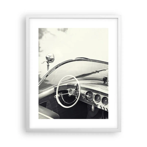 Poster in cornice bianca - Il ricco e il povero - 40x50 cm