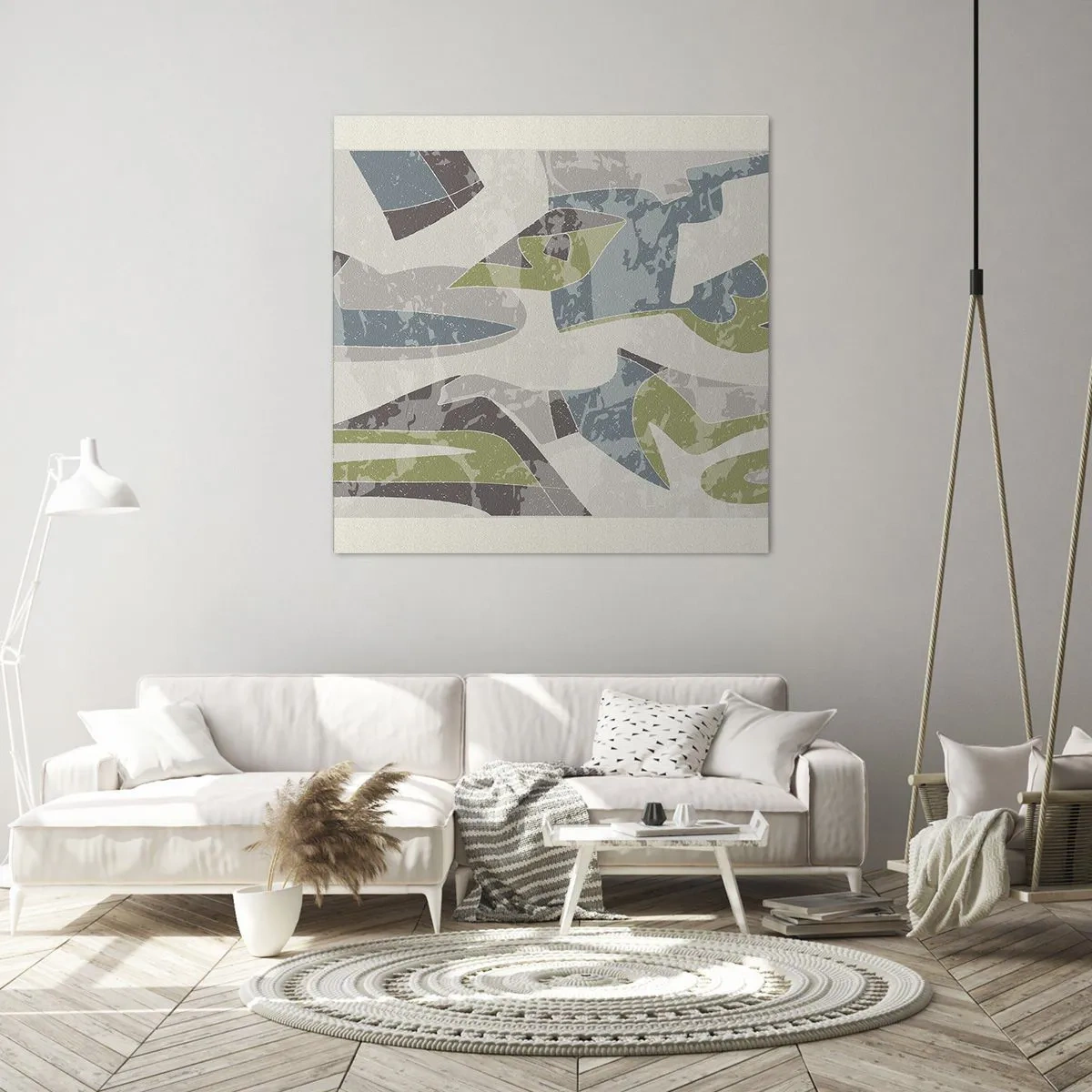 Quadro su tela - Stampe su Tela - Composizione oltre il vetro - 50x50 cm