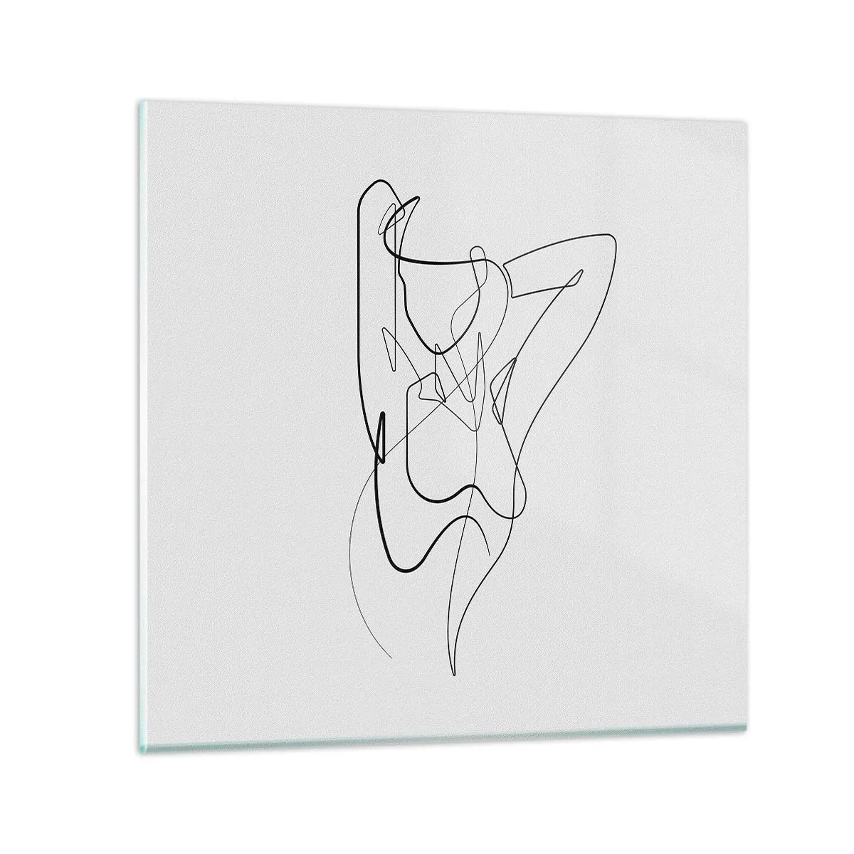 Quadro su vetro - Davvero, come sei... - 40x40 cm