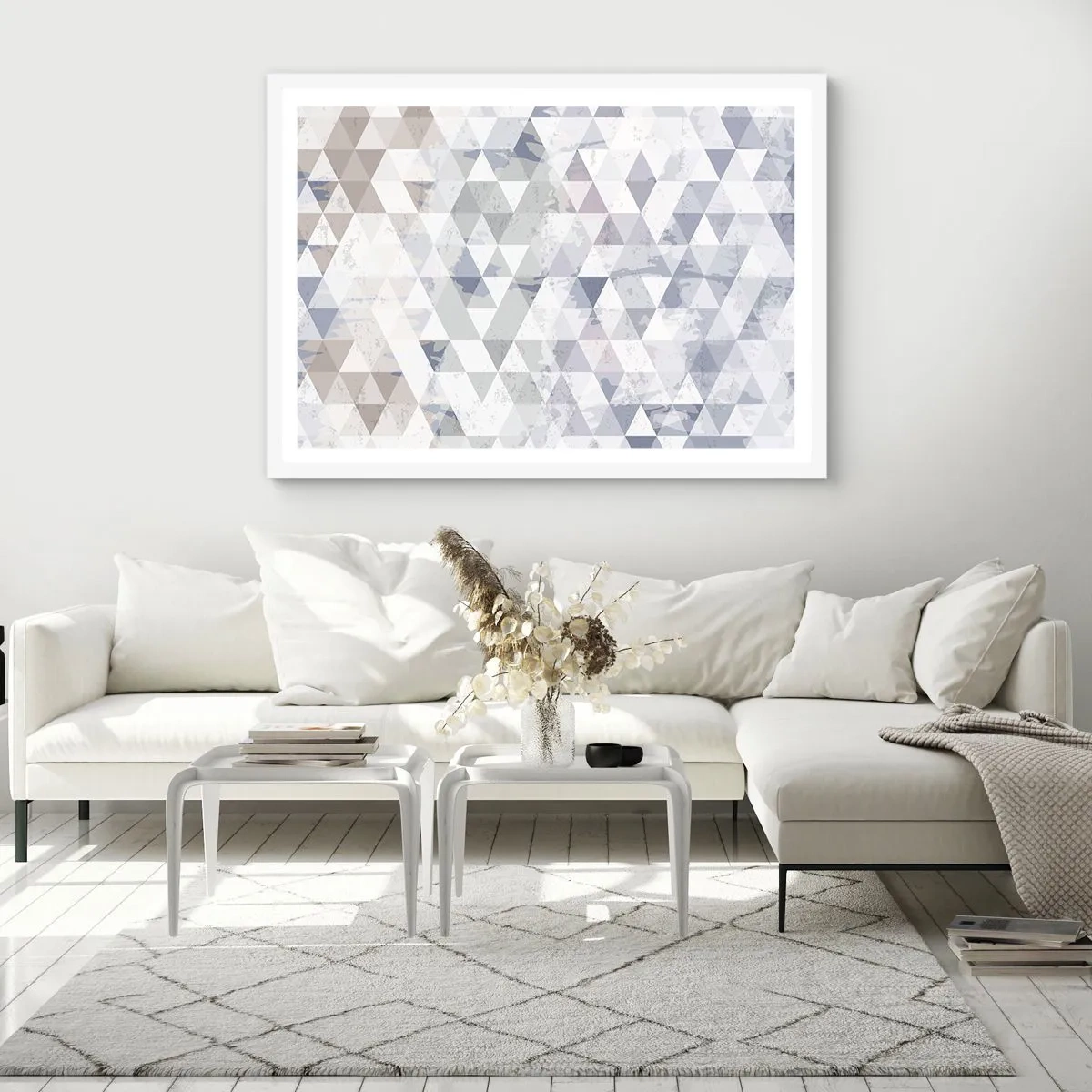 Poster in cornice bianca - Al ritmo di tre - 70x50 cm
