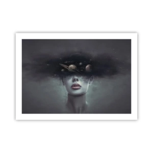 Poster - E i pianeti folleggiano... - 70x50 cm