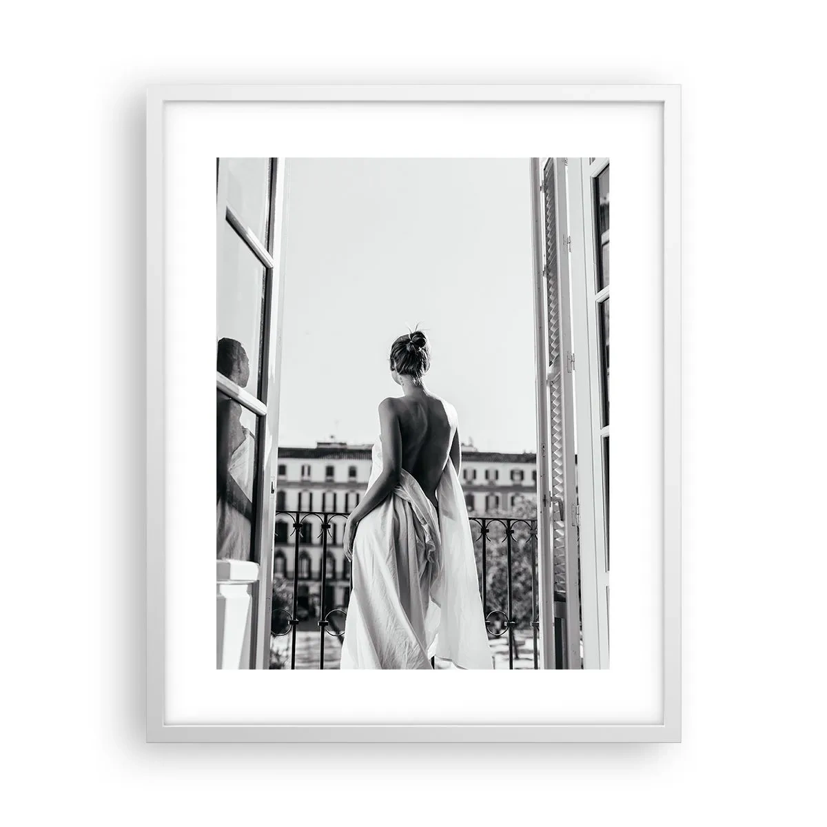 Poster in cornice bianca - Il risveglio dei sensi - 40x50 cm