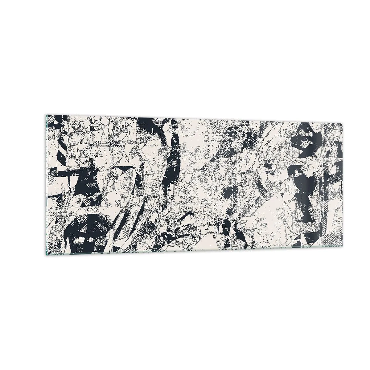 Quadro su vetro - La compenetrazione degli opposti - 100x40 cm