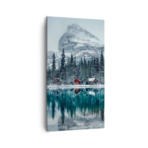 Quadro su tela - Stampe su Tela - Rifugio canadese - 45x80 cm