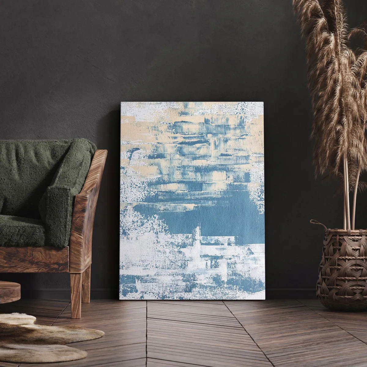 Quadro su tela - Stampe su Tela - Attraverso il ghiaccio - 65x120 cm
