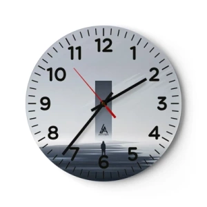 Orologio da parete - Orologio in Vetro - Opportunità o minaccia? - 30x30 cm
