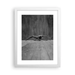 Poster in cornice bianca - Simmetria ritrovata - 30x40 cm