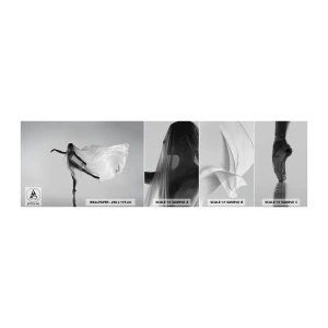 Campione di Fotomurale Adesivo Deluxe Sticker - Leggerezza ed eleganza - Donna, Danza, Modello - 100x30 cm