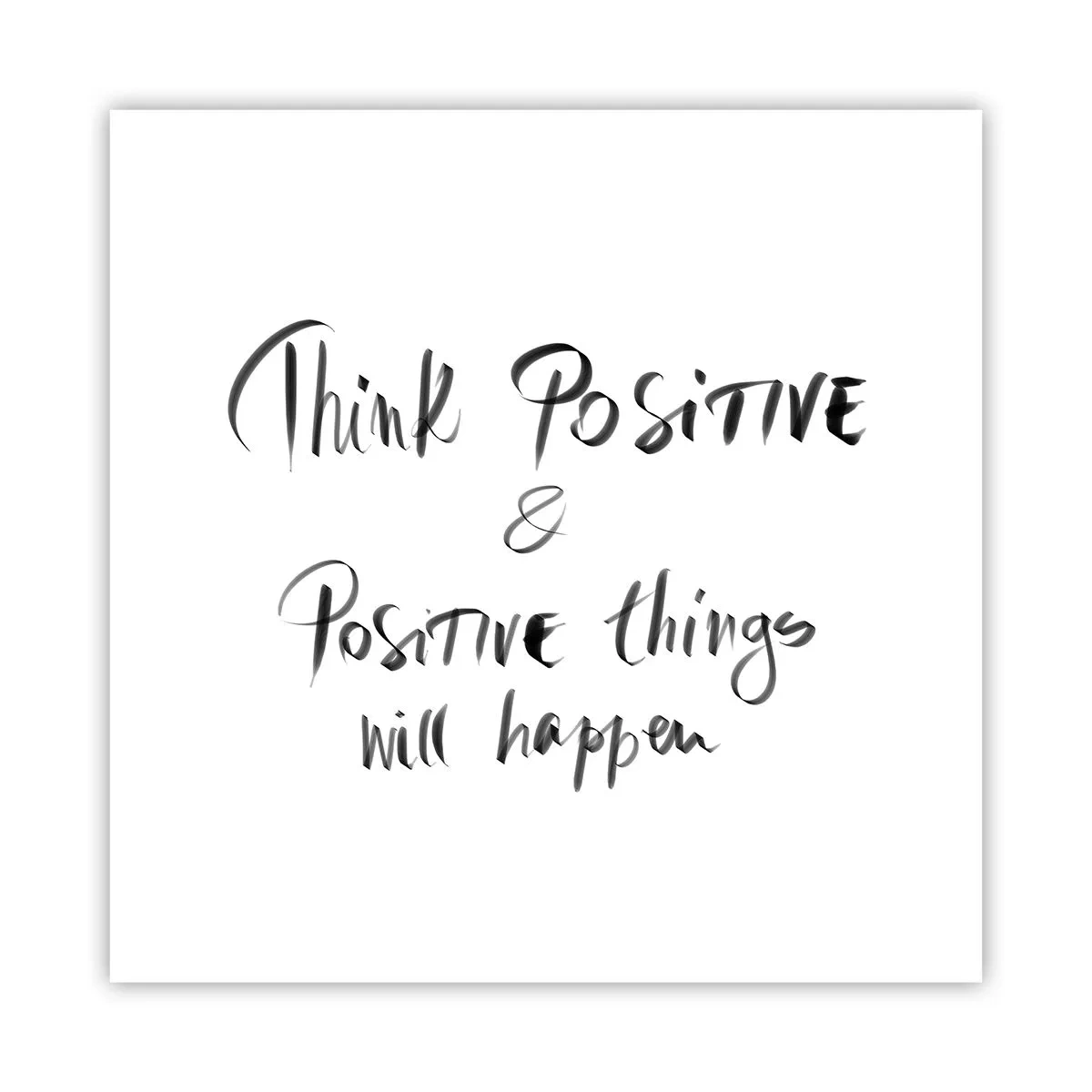 Poster - Come vivere? - 40x40 cm