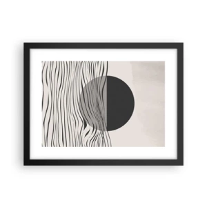 Poster in cornice nera - Composizione a metà - 40x30 cm