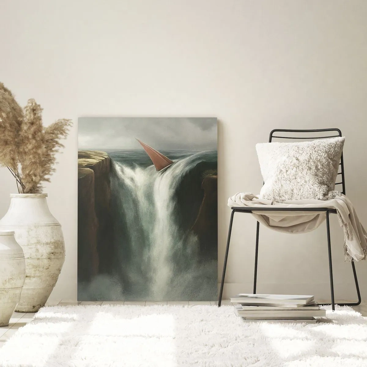 Quadro su vetro - Un avvertimento per la vita - 70x100 cm