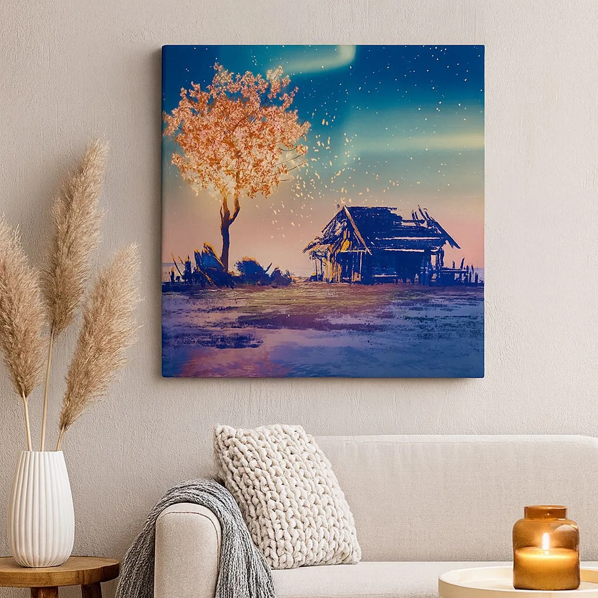 Quadro su tela - Stampe su Tela - La natura non passa - 30x30 cm