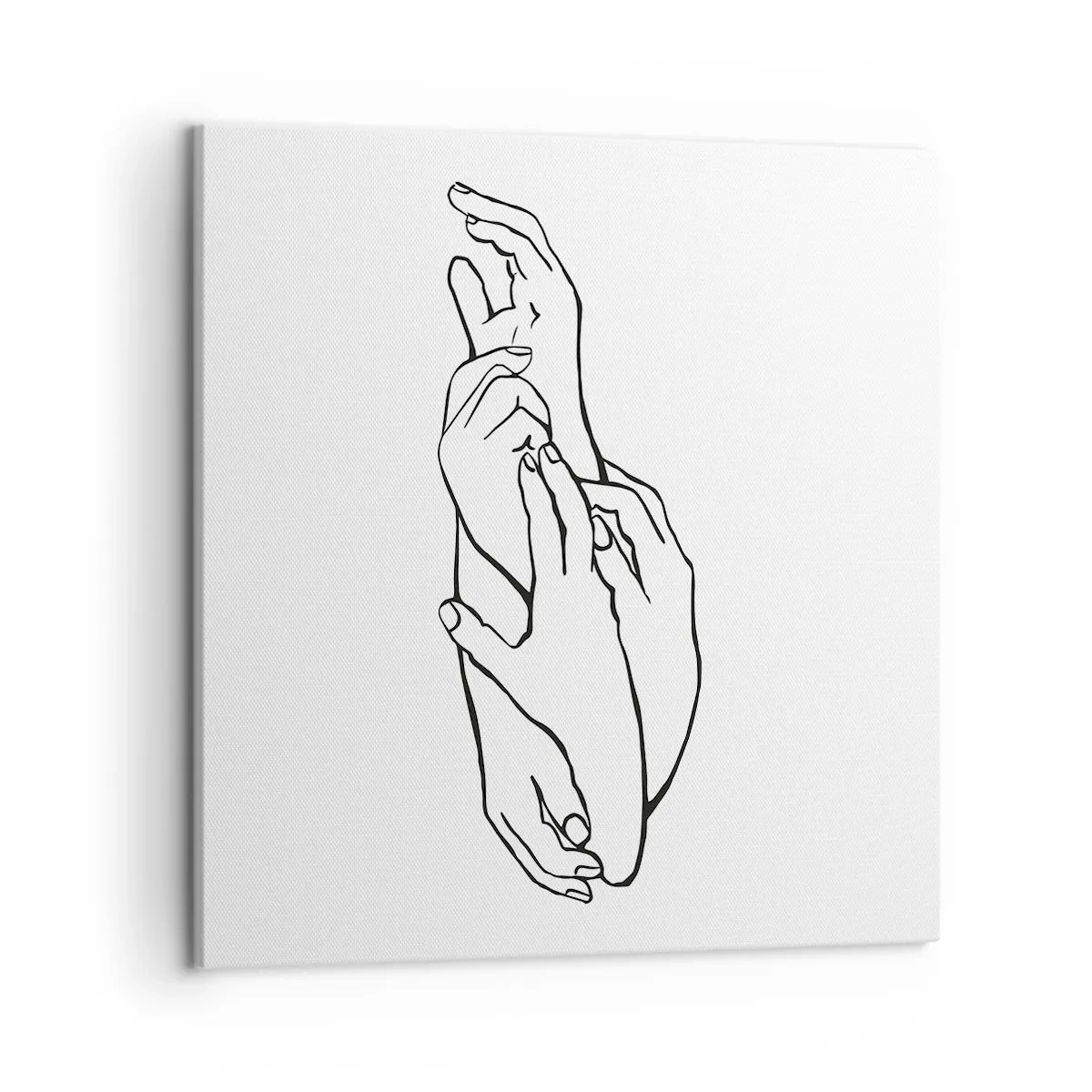 Quadro su tela - Stampe su Tela - Il tocco buono - 50x50 cm