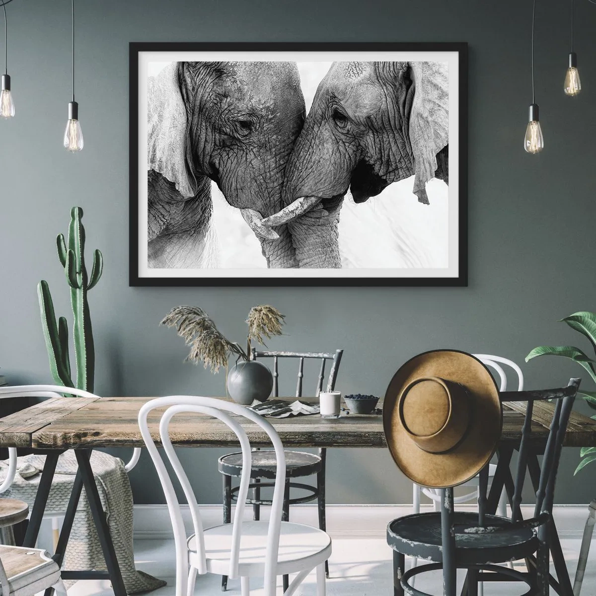 Poster in cornice nera - Dichiarazione sincera - 91x61 cm