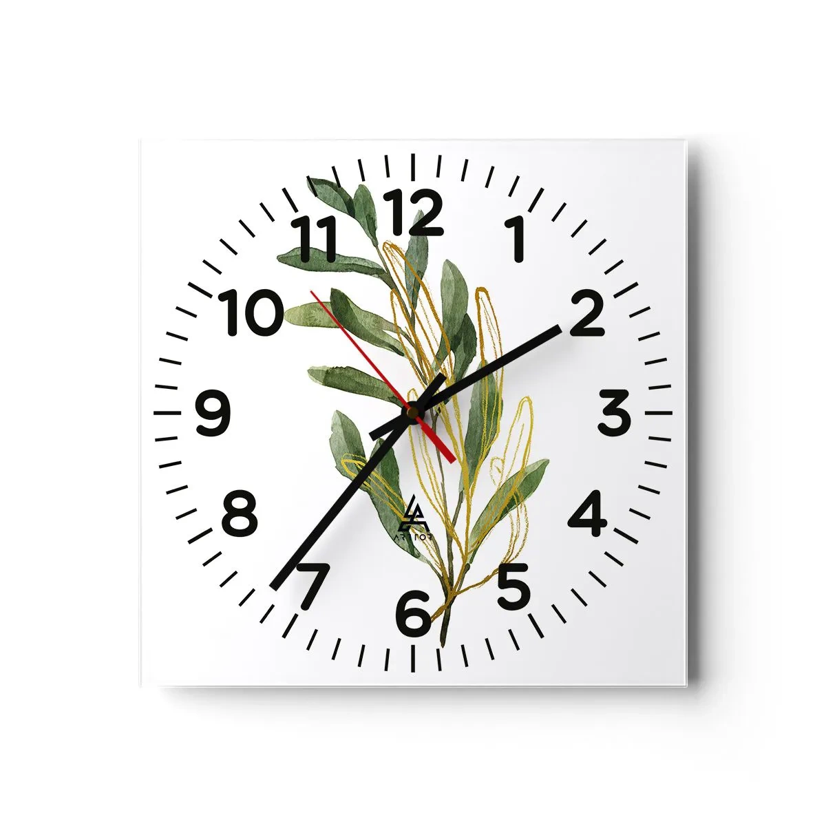 Orologio da parete - Orologio in Vetro - Tutto ciò che è buono - 30x30 cm