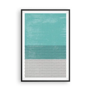 Poster in cornice nera - Composizione equilibrata - 61x91 cm