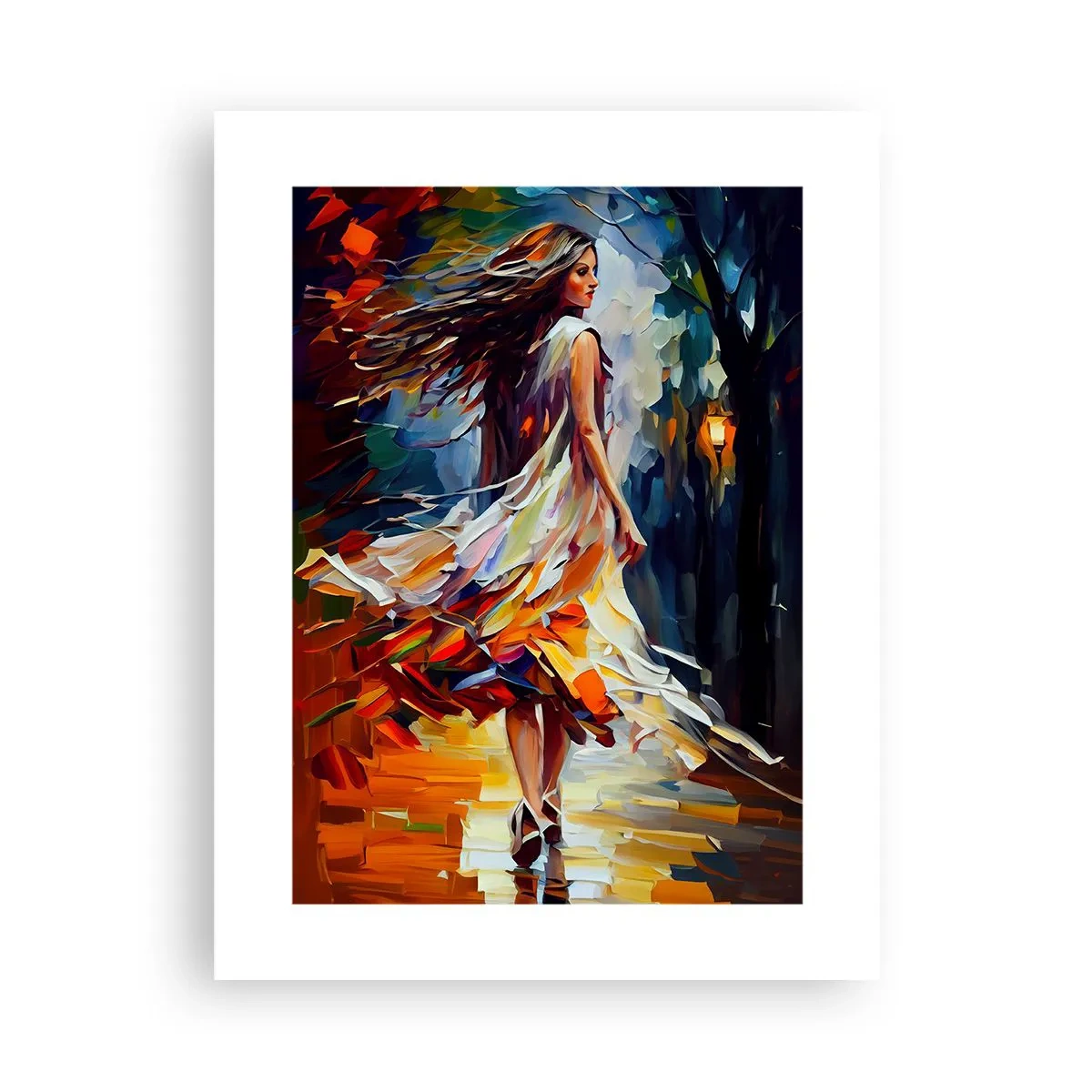 Poster - Ragazza d'autunno - 30x40 cm
