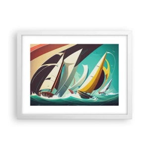 Poster in cornice bianca - Compagne degli elementi - 40x30 cm