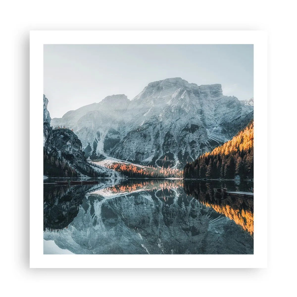 Poster - Paesaggio allo specchio - 60x60 cm