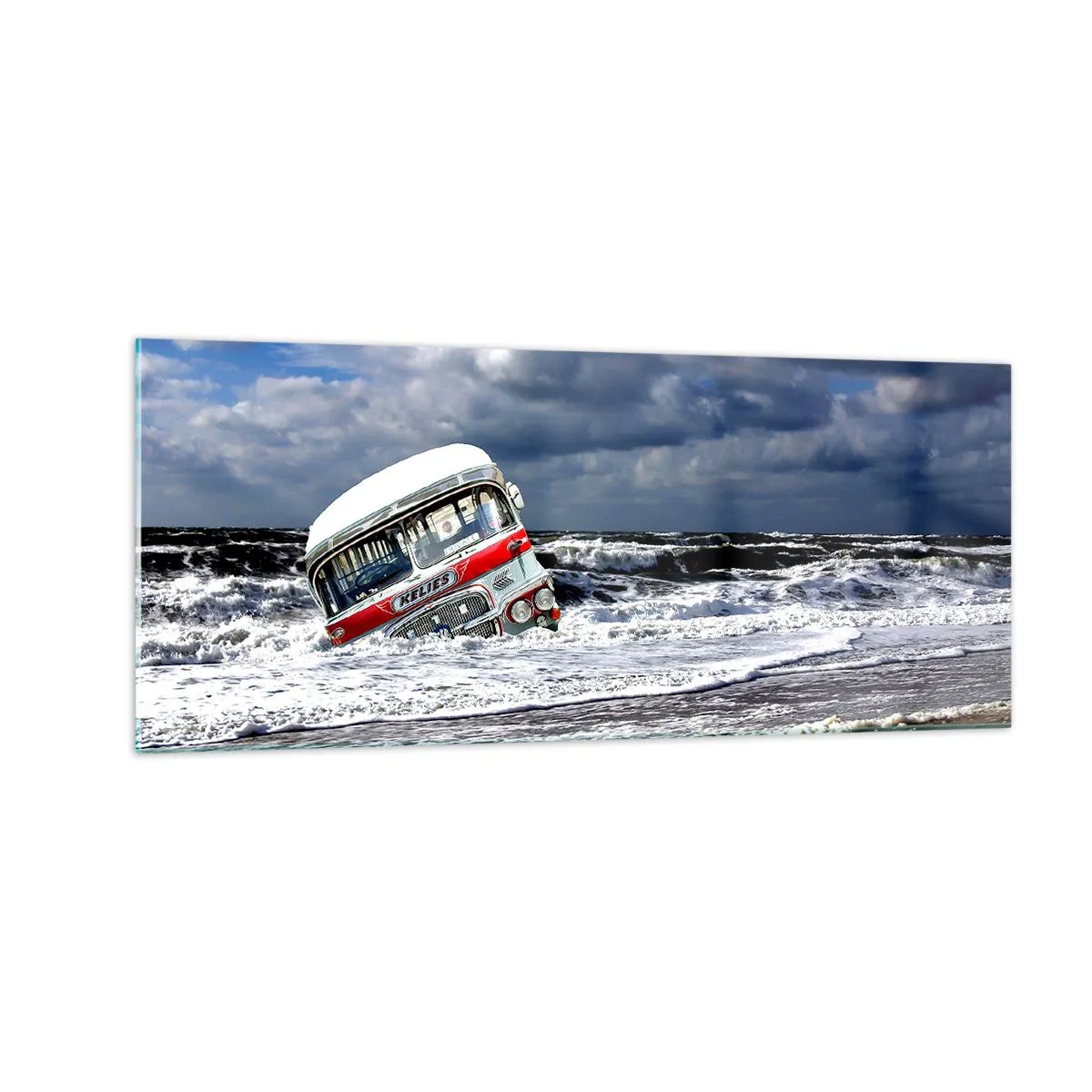 Quadro su vetro - Ti meravigli? - 100x40 cm