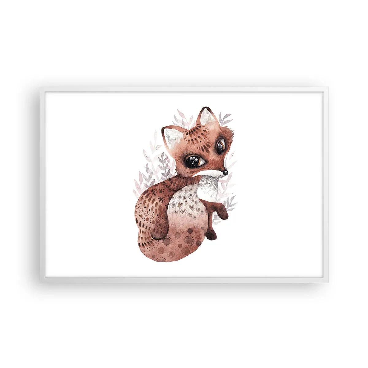 Poster in cornice bianca - Semplicemente da amare - 91x61 cm