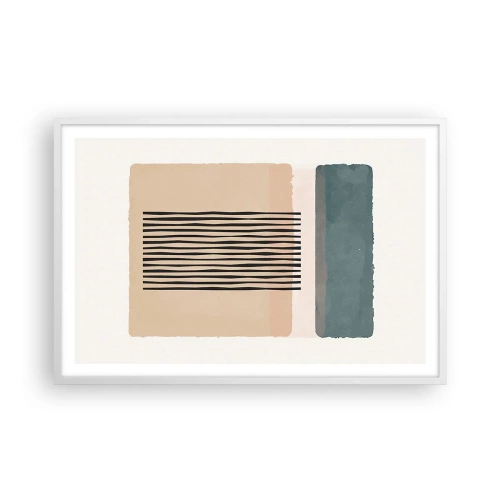 Poster in cornice bianca - Tutto a posto - 91x61 cm