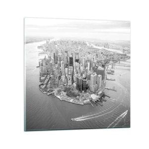 Quadro su vetro - Come non amarla? - 30x30 cm