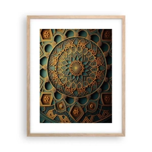 Poster in cornice rovere chiaro - Atmosfera araba - 40x50 cm