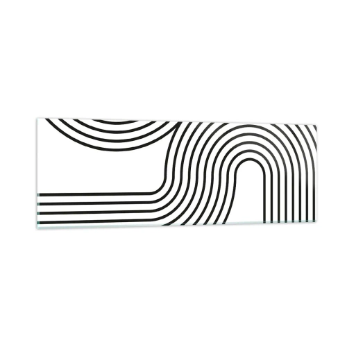 Quadro su vetro - In curva - 90x30 cm