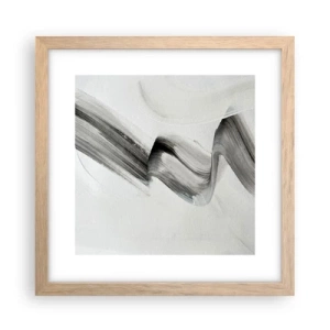 Poster in cornice rovere chiaro - Casualmente per divertimento - 30x30 cm