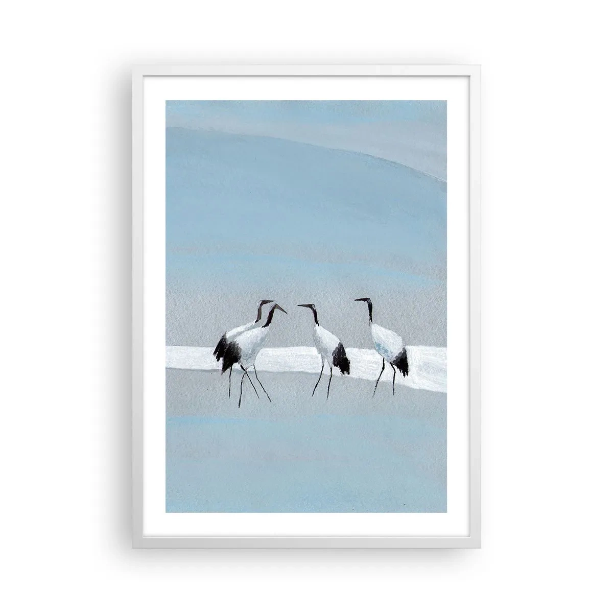 Poster in cornice bianca - Dopo un giorno rovente - 50x70 cm