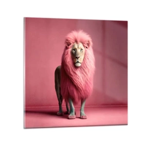 Quadro su vetro - E non mette più paura - 70x70 cm