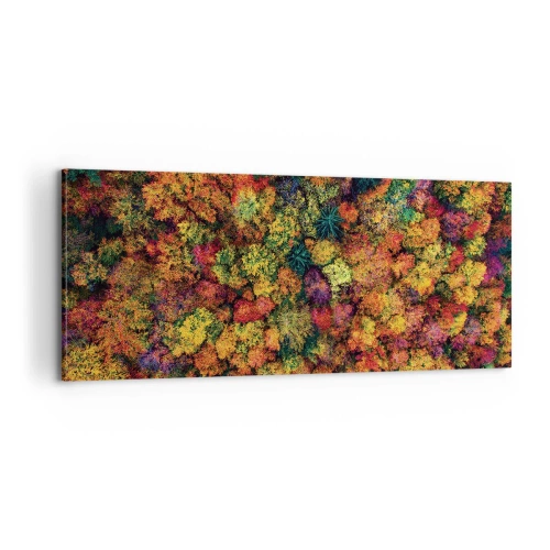 Quadro su tela - Stampe su Tela - Il bouquet degli alberi d'autunno - 100x40 cm