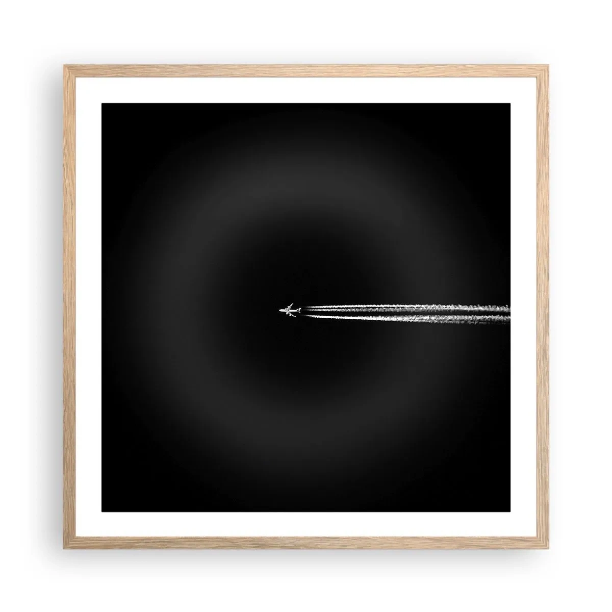Poster in cornice rovere chiaro - In un'altra dimensione - 60x60 cm