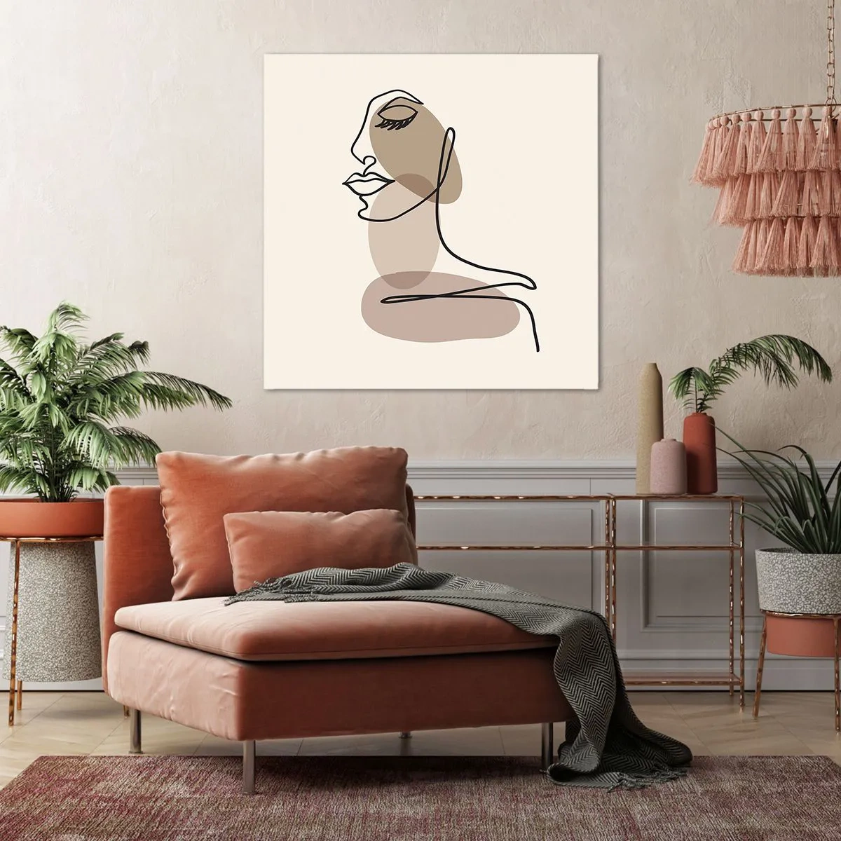 Quadro su tela - Stampe su Tela - Ascoltando se stessa - 40x40 cm