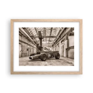 Poster in cornice rovere chiaro - Il riposo del vincitore - 40x30 cm