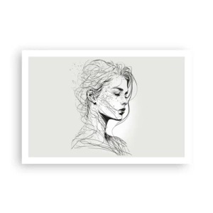 Poster - Ritratto pensieroso - 91x61 cm