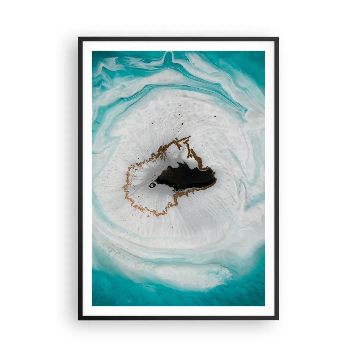 Poster in cornice nera - Penetrare all'interno - 70x100 cm