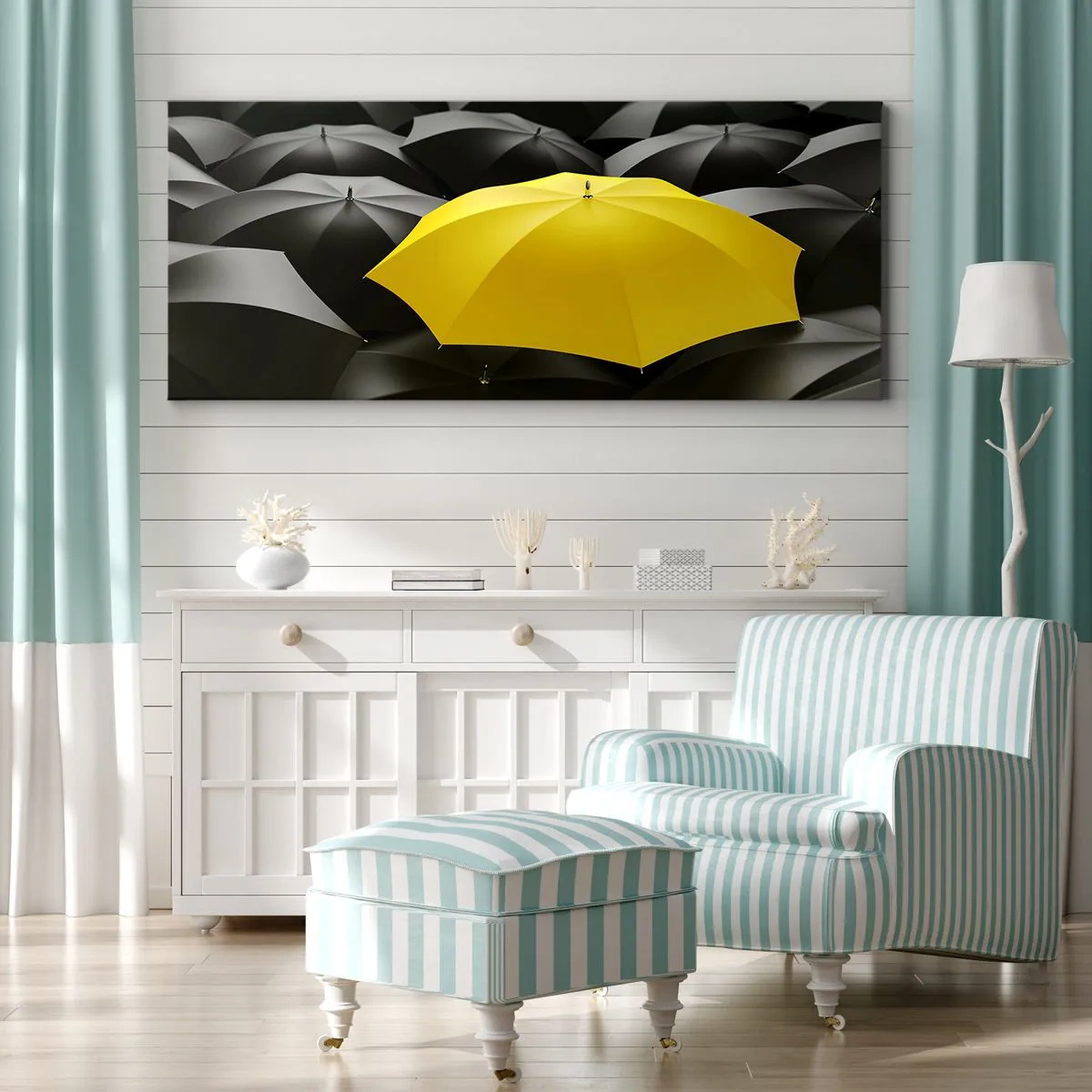 Quadro su tela - Stampe su Tela - Addio tristezza - 100x40 cm
